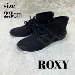 ♡ 美品 ♡ ロキシー ROXY FUNFIT スニーカー ブラック 23cmのサムネイル