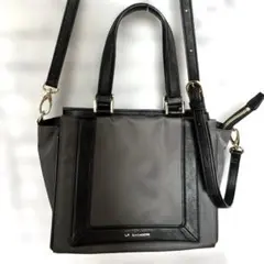 LA BAGAGERIE ラバガジェリー　2way ショルダーバッグ　グレーのサムネイル