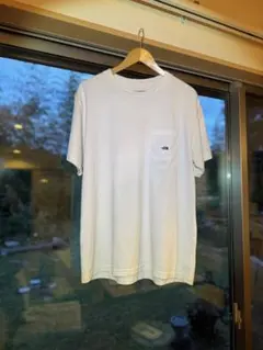 希少　THE NORTH FACE ホワイト Tシャツ　ブルーレーベル