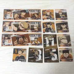 ハイキュー!! 烏野高校ステッカー カード まとめ売り
