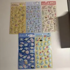 サンリオ ぷくっとシール 5枚セット