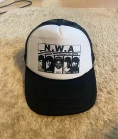 H*i様 N.W.A トラッカーキャップ ホワイト/ブラック