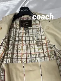 Coach 未使用　トレンチコート サイズ2 替ボタン付き♪のサムネイル