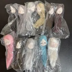 眠光Mofu　植毛ヘッド　フェイス　ヘア　11点　ドール 特1/6 bjd