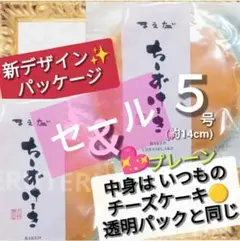 ①⭐️チーズケーキ (プレーン) ５号 新パッケージ２個セット アウトレットのサムネイル