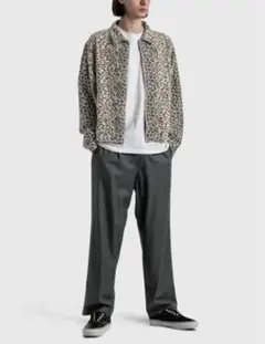 な*な様 【希少】Stussy Mesh Leopard Zip Up Jack - メルカリ