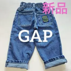 【新品】GAP kids ヴィンテージ風デニムパンツ　2(90〜95)