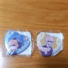 デュラララ　 くじ引き堂　平和島静雄　ハート型缶バッジ　タキシードサム　他