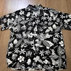 Ralph Lauren アロハシャツ　黒ベース　XXLのサムネイル