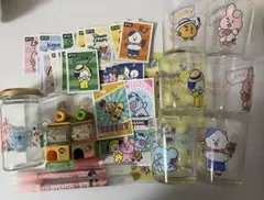 公式 BT21 一番くじ グラス グッズ まとめ売り セット コップ