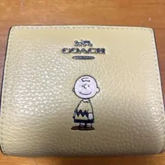 ai様 COACH x PEANUTS 二つ折り財布 スヌーピー サーフ | Mercari