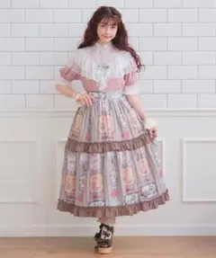 axes femme kawaiiの「シュガリータイムサス付スカート」 - メルカリ