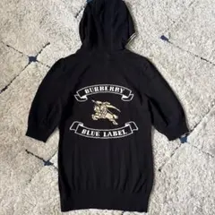 美品 2XL バーバリー Bロゴ 総柄 ジップアップ ベスト 黒 大きいサイズ BURBERRY - 美品 2XL バーバリー Bロゴ 総柄 ジップアップ ベスト 黒