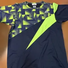 YONEX バドミントンウェア ネイビー/ライムグリーン