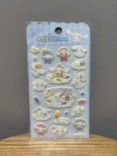 ぷっくり&ふわふわシール　サンリオ　シナモンロール韓国　期間限定価格