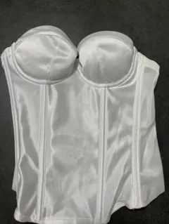 ホワイトコルセット&ショーツセット