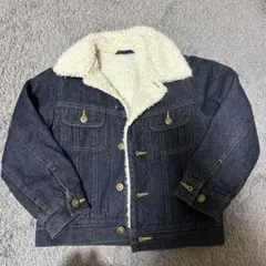 裏ボア襟付きデニムジャケット 110サイズ