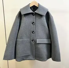 超美品 ENFOLD ボンディング ノーカラージャケット グレー×ブラック 38 2025年最新】ENFOLD レディース ノーカラージャケットの人気アイテム