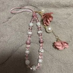 スマホ ストラップ キーホルダー ビーズ