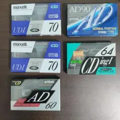 未開封 カセットテープ 5本まとめ売り
