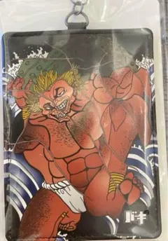 キャラドロ 刃牙 一番くじ 花山薫 パスケースピ C賞 クリアファイル 缶