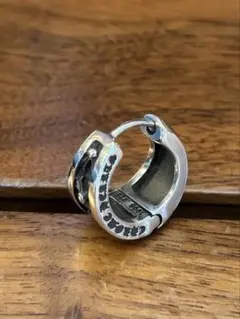 クロムハーツ タイニー スクロール フープ ピアス 925 インボイス無