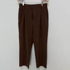 ZARA✳︎ブラウンタックパンツ
