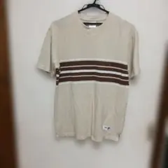 最終価格)PRO-KEDS ボーダー柄.コットンTシャツ ベージュ Mサイズのサムネイル