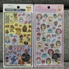 正規品 ボンボンドロップシール プリンセス クラシック ディズニー 2種セット