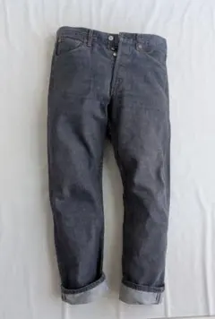 90s EURO Levi's 501 先染めブラック　デニム W33 L32