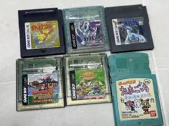 【動作確認済】ゲームボーイ ソフト 5本セット ポケモン 金 銀 クリスタル