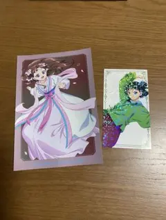 薬屋のひとりごと展　猫猫　里樹妃　ポストカード　チケット風カード　セット
