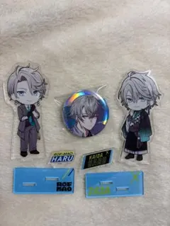 ROF-MAO 甲斐田晴 アクリルスタンド2点、缶バッジセット