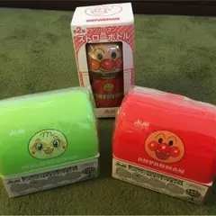 非売品☆アンパンマンお弁当箱2個セット➕ストローボトル
