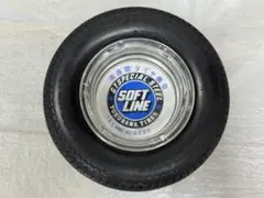 昭和レトロ タイヤ型灰皿 中古現状 当時物