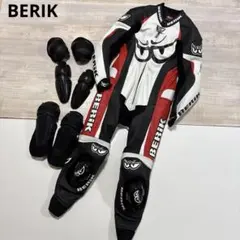 BERIK★mfj公認★バイクウェア★本革★プロテクター付【メンズ52★XL相当 BERIK☆mfj公認☆バイクウェア☆本革☆プロテクター付【メンズ52☆XL