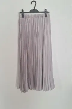 UNTITLED　ロングプリーツスカート　くすみピンク　UNTITLED　2