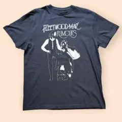バンドT フリートウッドマック プリント Tシャツ L ブラック クルーネック