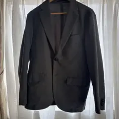 ユニクロダークグレー テーラードジャケット
