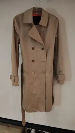 COACH ベージュ ダブルブレスト トレンチコート