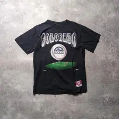 90s LOGO7 ブラウンズ ヘルメットTシャツ L 茶 シングルステッチ