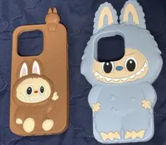 LABUBU ラブブ シリコンカバー iPhone15Pro 2個 まとめ売り
