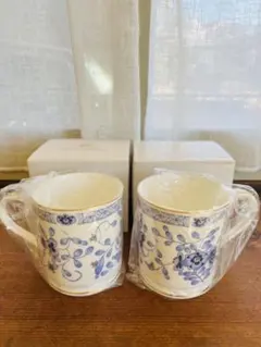 ナルミ　ボーンチャイナ　ミラノ　 マグカップ2個セット