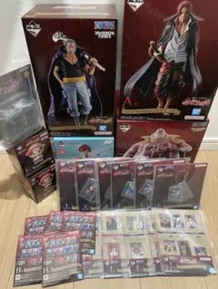 一番くじ ワンピース 赤髪海賊団フィギュア A・ B・Dラストワン他まとめ売り