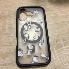 スヌーピースマホカバー iphone16対応