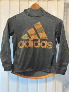 adidas キッズパーカー (ダークグリーン)150