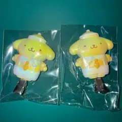 【2個セット】プリン 前髪クリップ セーラーカラーデザイン サンリオ