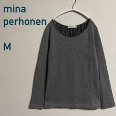 ミナペルホネン cosmos カットソー　リネンサマーニット. mina perhonen ミナペルホネン cosmo コスモ カットソー