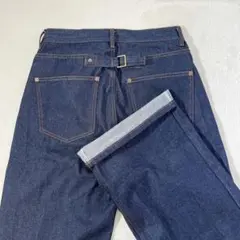 極太 Noen シンチバック 【L】 デニム 濃紺 新品級 セルビッチ