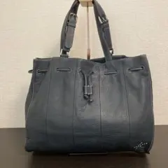 【美品】kitamura 肩掛け可　A4収納 本革　キタムラ　トートバッグ